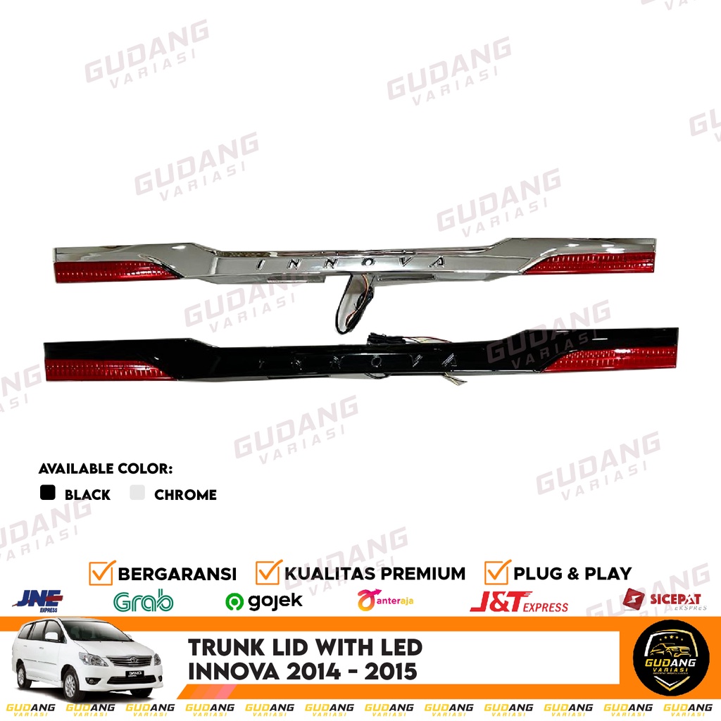 Trunk Lid Innova 2014-2015 With LED