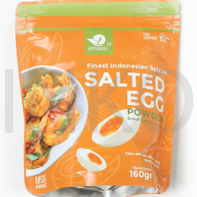 

Emaku Salted Egg Powder Bubuk Saus Telur Asin Pouch 160Gr