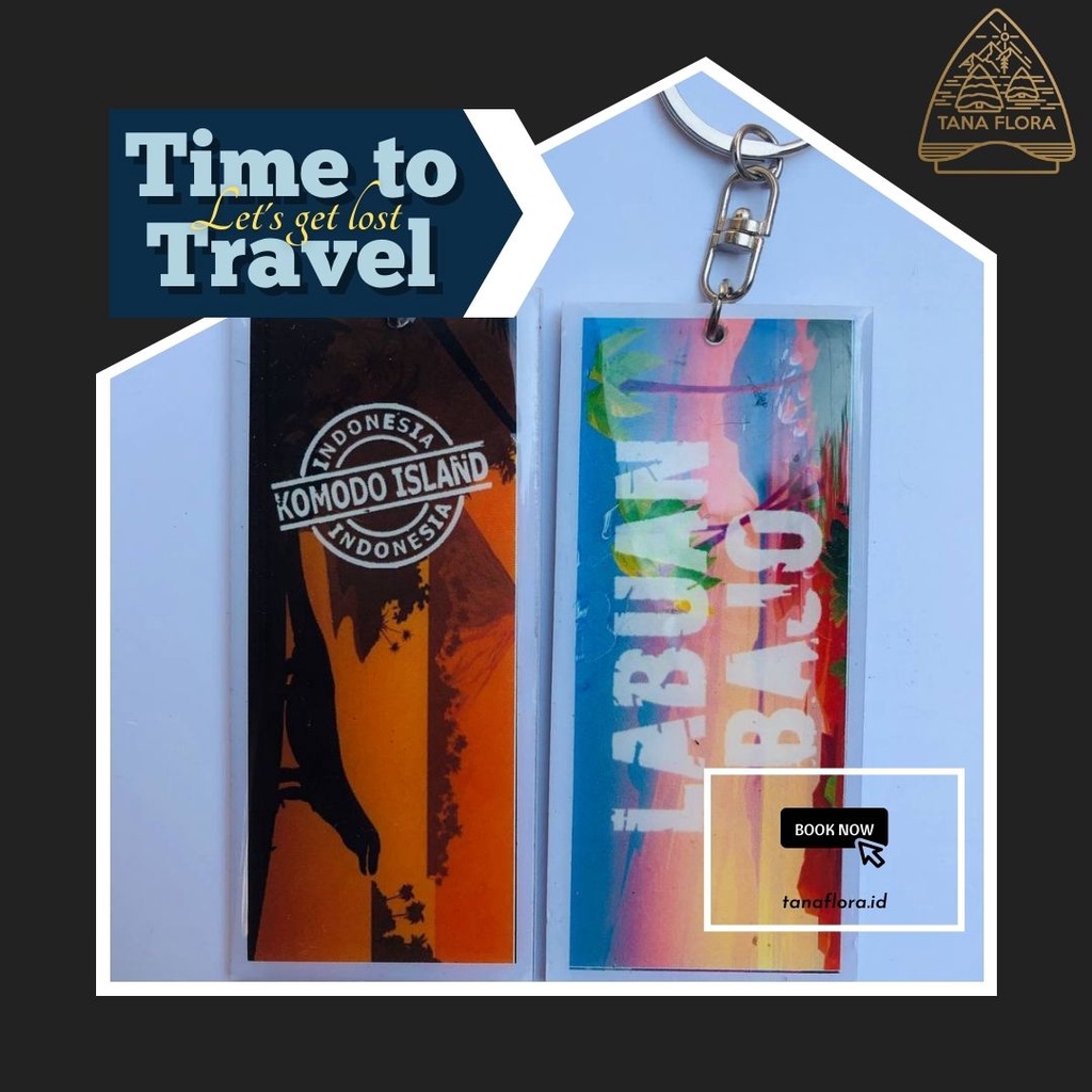 GANTUNGAN KUNCI LABUAN BAJO RESIN ART TERMURAH DAN TERLARIS DI INDONESIA