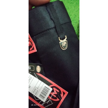 celana formal pria import mengkilap slimfit