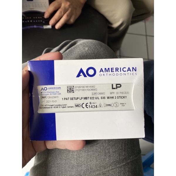 American Orthodontics AO LP bracket