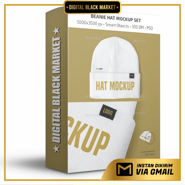 Beanie Hat Mockup Set - Photoshop