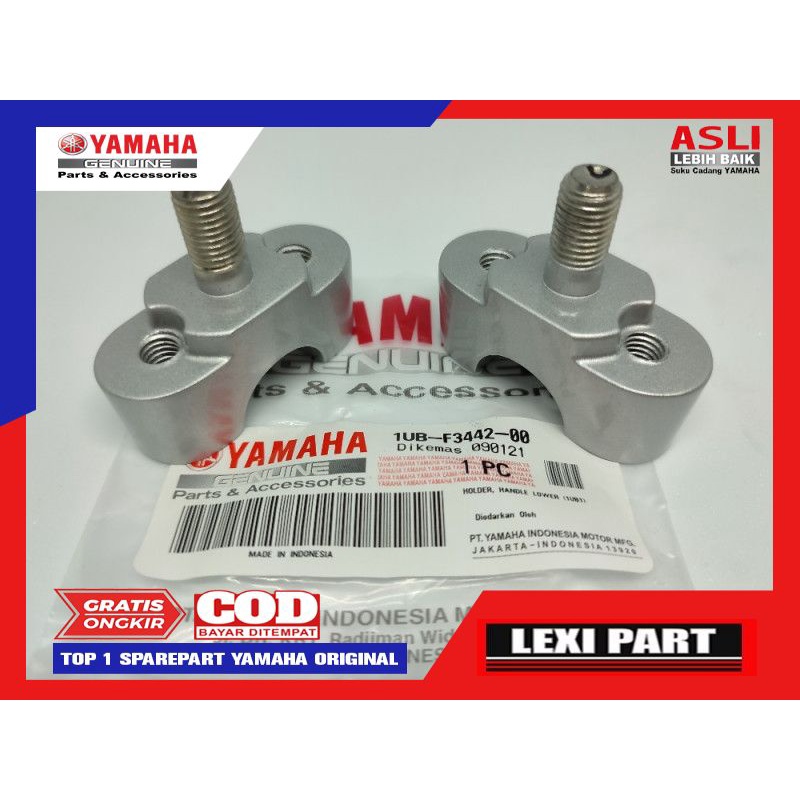 RAISER KLEM KLEMAN STANG STIR SETIR BAWAH FINO XRIDE ORIGINAL ASLI YAMAHA YGP 1UB-F3442-00