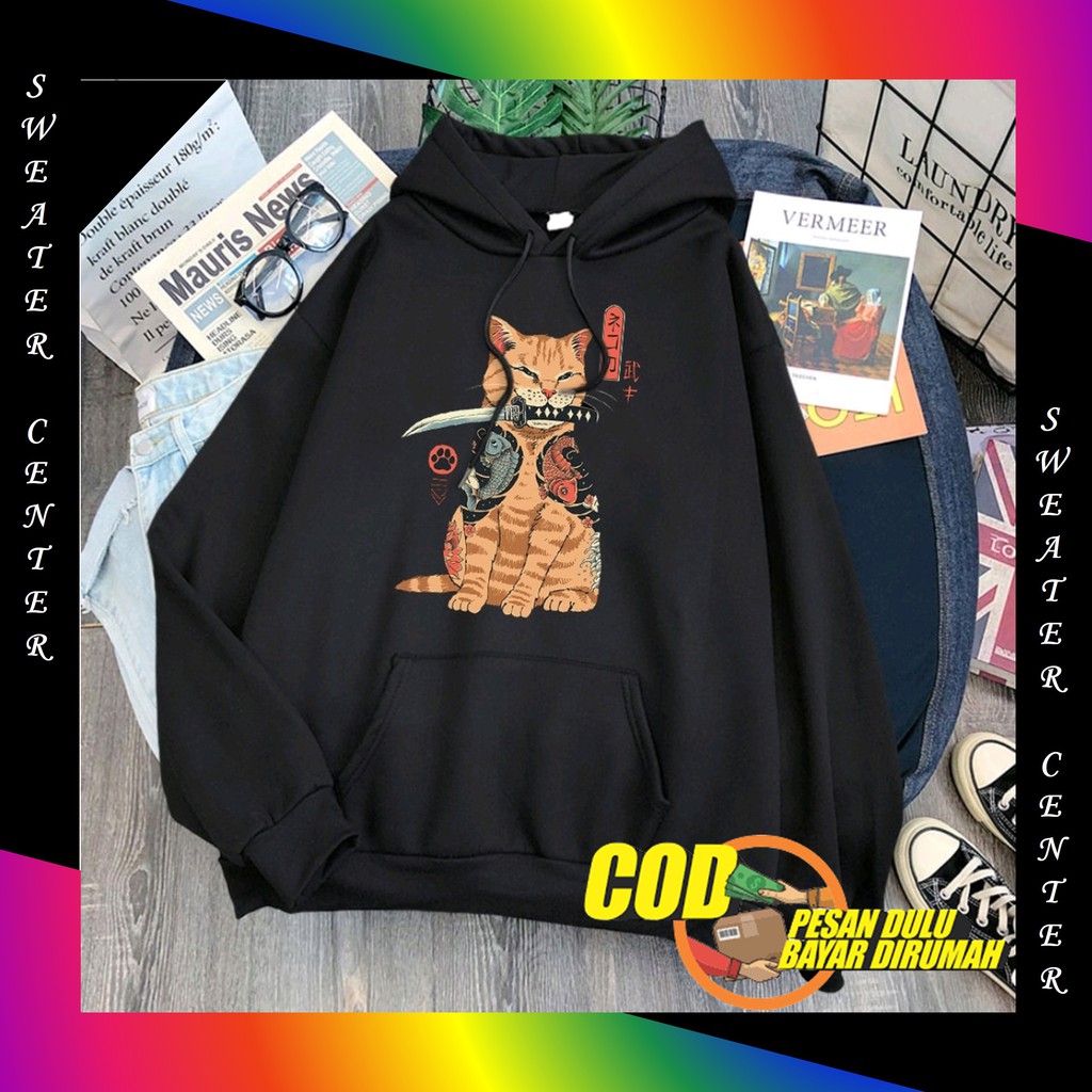 Sweater Hoodie Anime Jepang Sweter Hudy Anime Caracter Switer Hoodi Pria Wanita Suiter Hody Cowok Ce