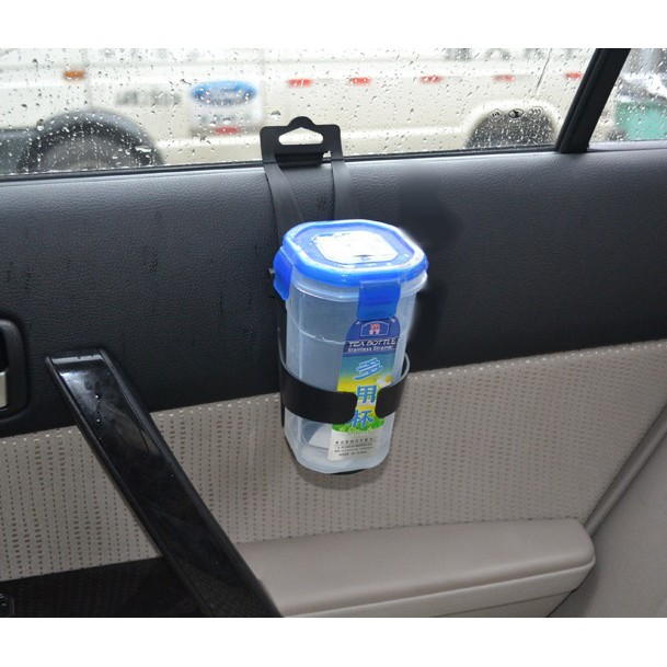 Tempat Holder Minum Minuman Botol HP Jepit Pintu Mobil Gantung Belakang Jok Mobil Slim