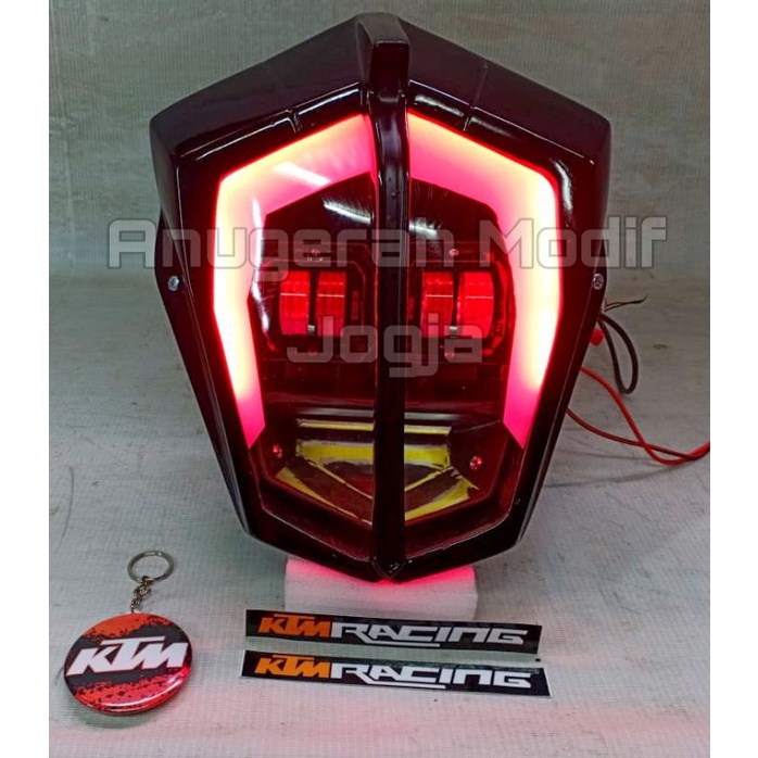 Headlamp ktm duke 390 custom