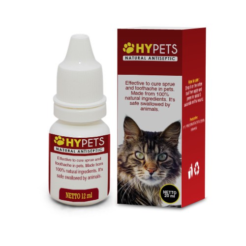 Obat Sariawan Infeksi Gigi Mulut Anjing Hypets Cat Natural Antiseptic