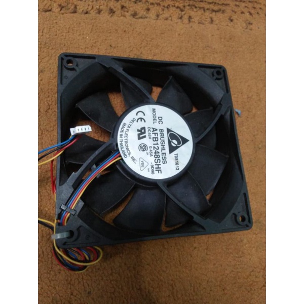 Kipas fan DC 48volt 12X12cm 0.45A BRUSHLESS - fan dc kipas high speed