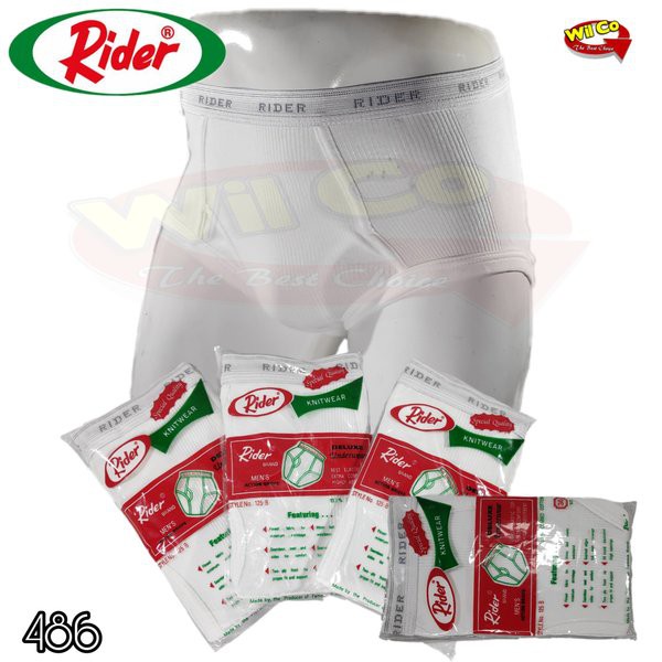 K486 - Celana Dalam Pria - Celana Dalam Putih - Celana Dalam Rider