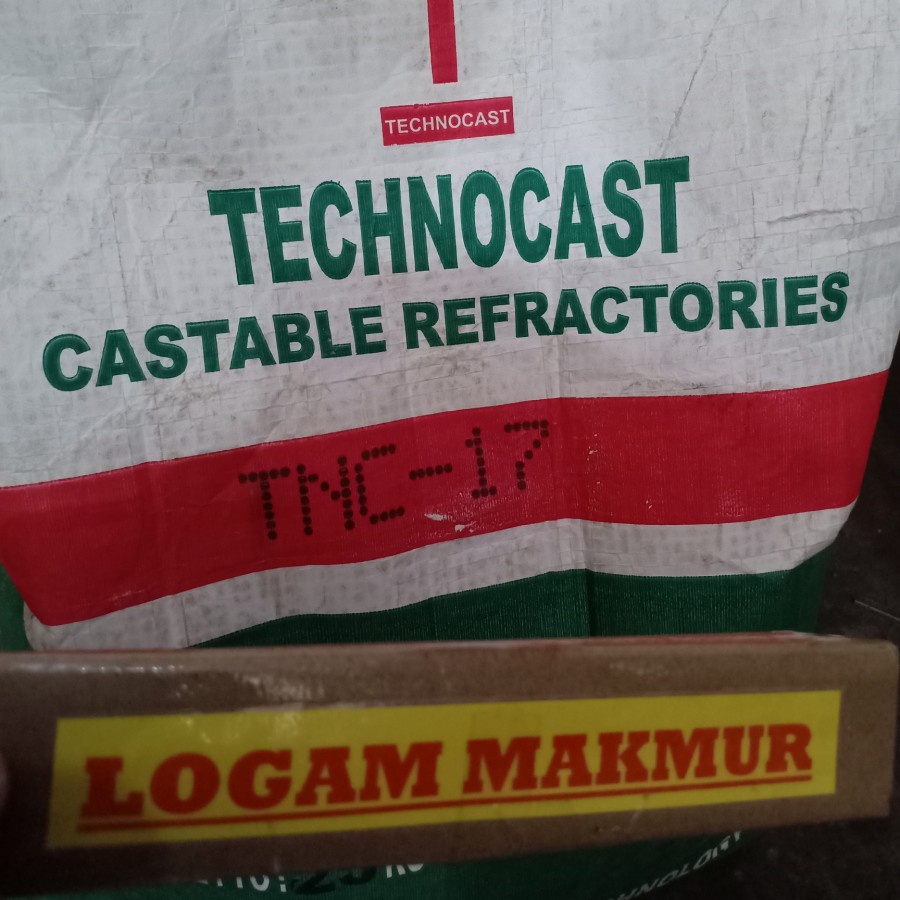 Semen Cor Tahan Api (Castable Tnc 17) - Suhu 1650'