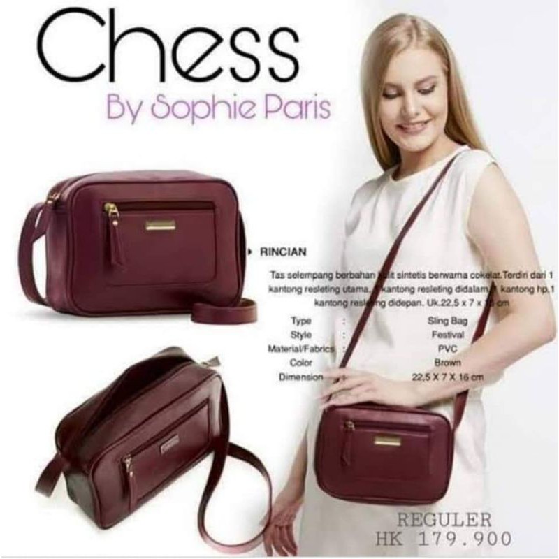 MURAH Tas Chess Sophie Martin Paris PROMO