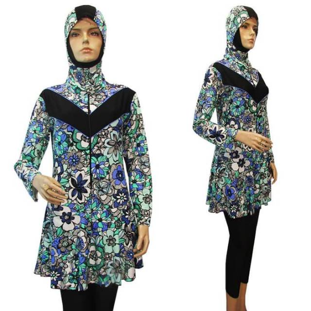 Baju Renang Muslim Bahan Premium Jumbo Size 4L-7L MLJB 318