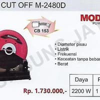 MESIN CUT OFF / POTONG BESI MODERN M 2480 D ( 14" )