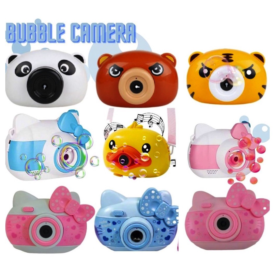 Mainan Anak Bubble Camera Music Tanpa Lampu, Bermacam  (Motif Bebek) Murah baru makassar