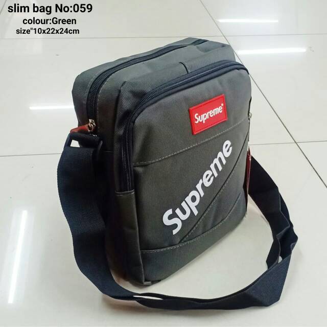 Tas selempang kanvas import murah