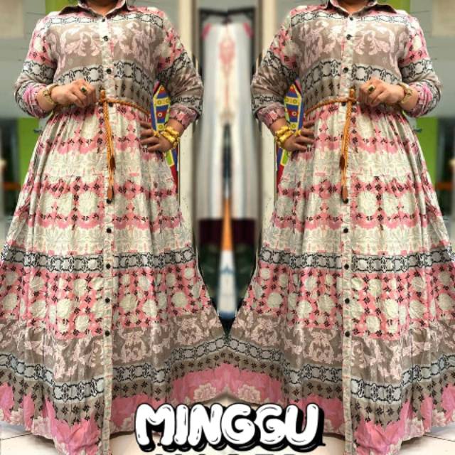Gamis Katun rayon Bangkok ori import