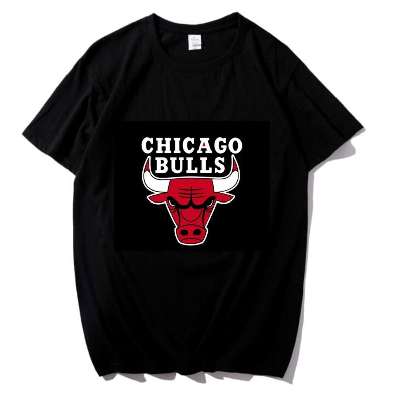 KAOS VINTAGE CHICAGO BULLS | T- SHIRT BLACK CHICAGO BULLS COLLECTION | KAOS HITAM UNISEX