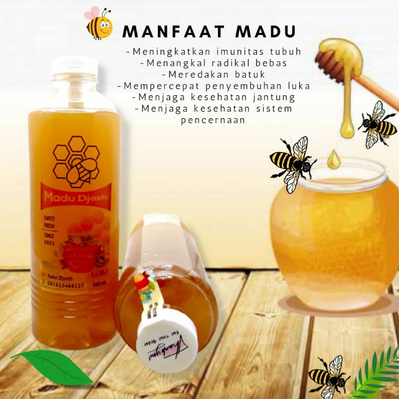 

MADU MURNI ASLI ALAMI 100 % DJOSH 500 ML MENJAGA IMUNITAS