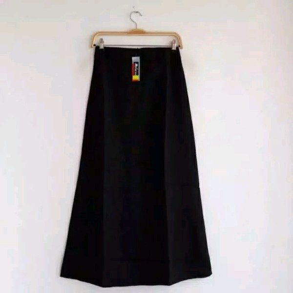 ROK A LINE SCUBA PREMIUM~ROK KERJA~ROK PANJANG~ROK LINE A BASIK SKIRT