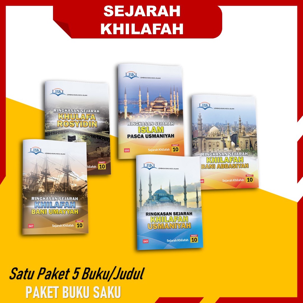 Jual Buku Paket Saku Islami Sejarah Khilafah Ringkasan Sejarah Khulafa