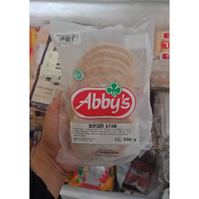 

ABBY'S Burger Sapi 250gr isi 10