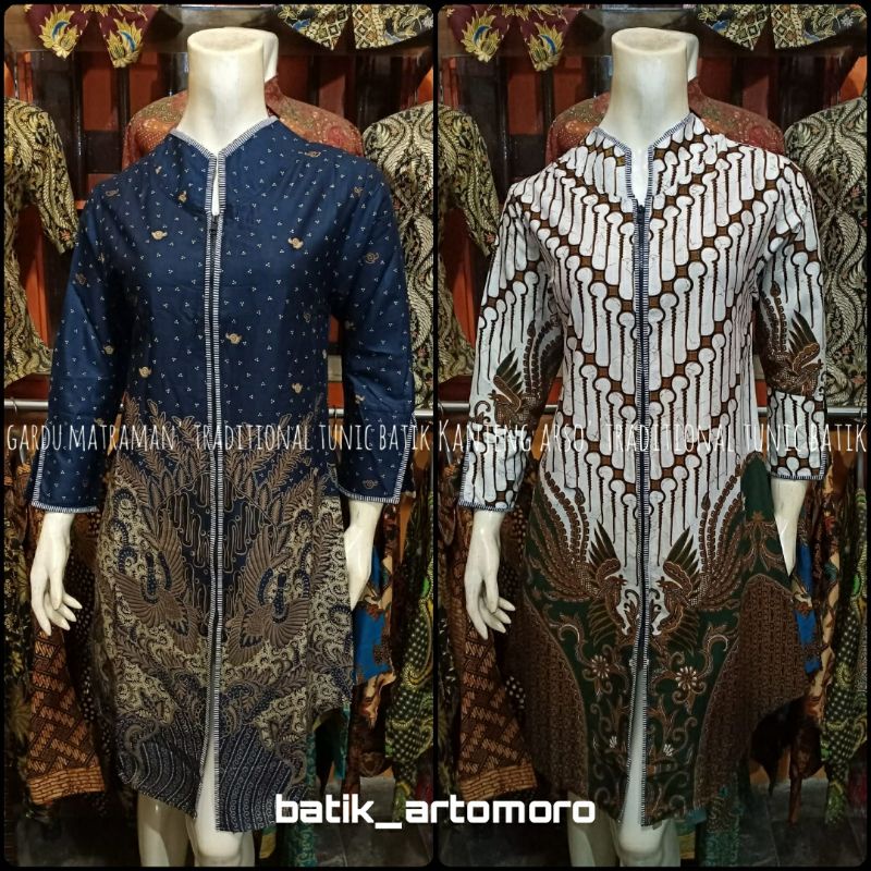 TUNIK BATIK BUSANA WANITA MODERN TERLARIS [PREMIUM QUALITY]