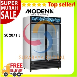 Modena Showcase Display Cooler SC 2071 L 1000 Liter Garansi Resmi