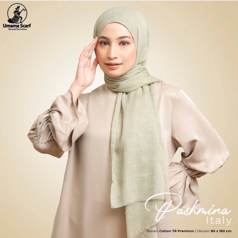 PASHMINA ITALY VOAL UMAMA TEPI RAWIS