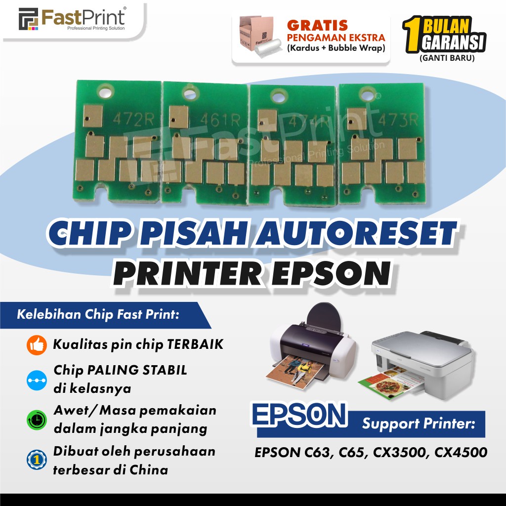 Chip Pisah Cartirdge Epson C63 C65 CX3500 CX4500