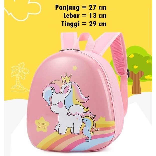 Tas Ransel Hardtop Anak Laki Laki Perempuan Sekolah TK PAUD SD Tas Backpack TA0006