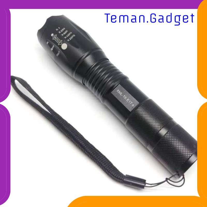 TG-IE169 TaffLED E17s Senter LED Cree XM-L T6 3800 Lumens