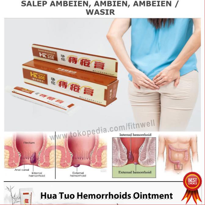 OBAT SALEP WASIR AMBEIN AMBEYEN ASLI ORI HERBAL HUATUO ZHICHUANG GAO