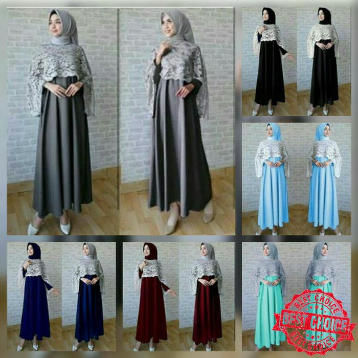 S4allleee GAMIS PESTA BROKAT / BAJU MUSLIM WANITA / JUBAH GAMIS MODERN Terb4ruuu