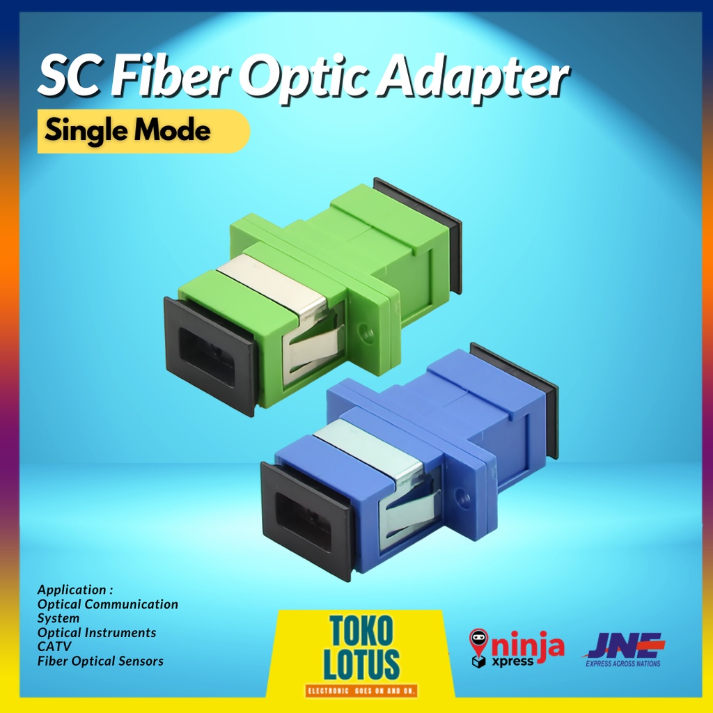 Adapter SC ADAPTOR/OPTIK/OPTIC/FO/FIBER UPC APC [BISA COD]