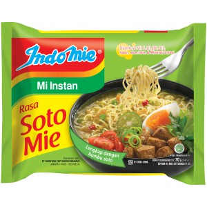 

5 Bungkus Indomie Mi Instant Soto Mie 70G