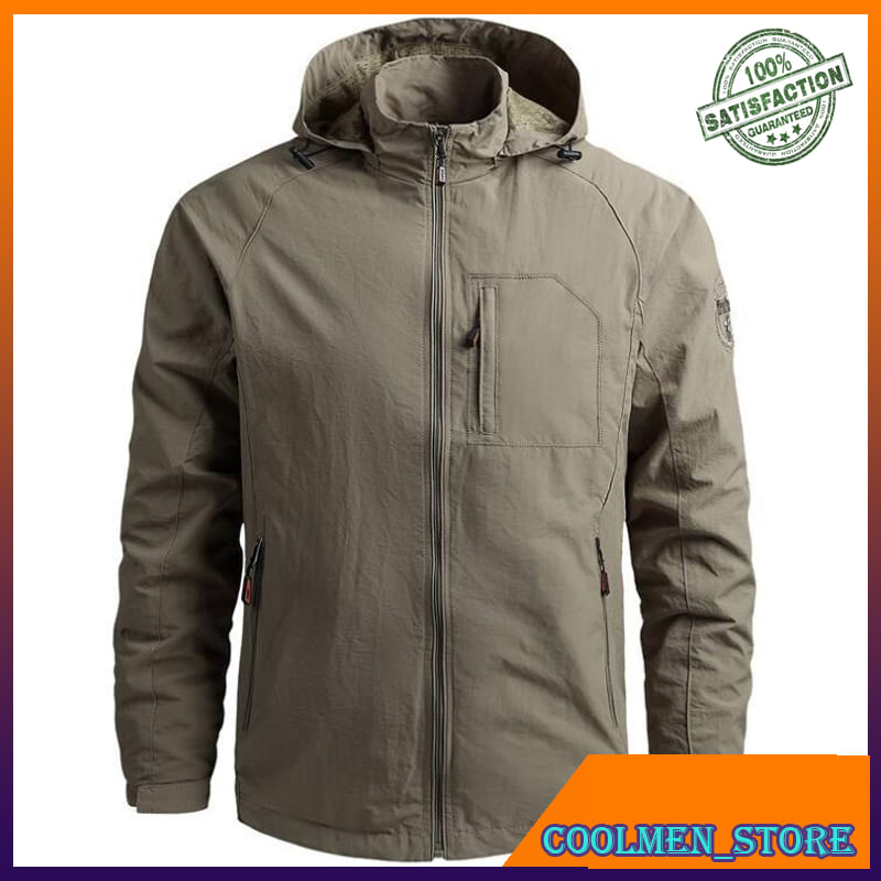 Jaket Parka Pria Original Import New Windbreaker Jacket Men Autumn Thin Quick Drying Sports