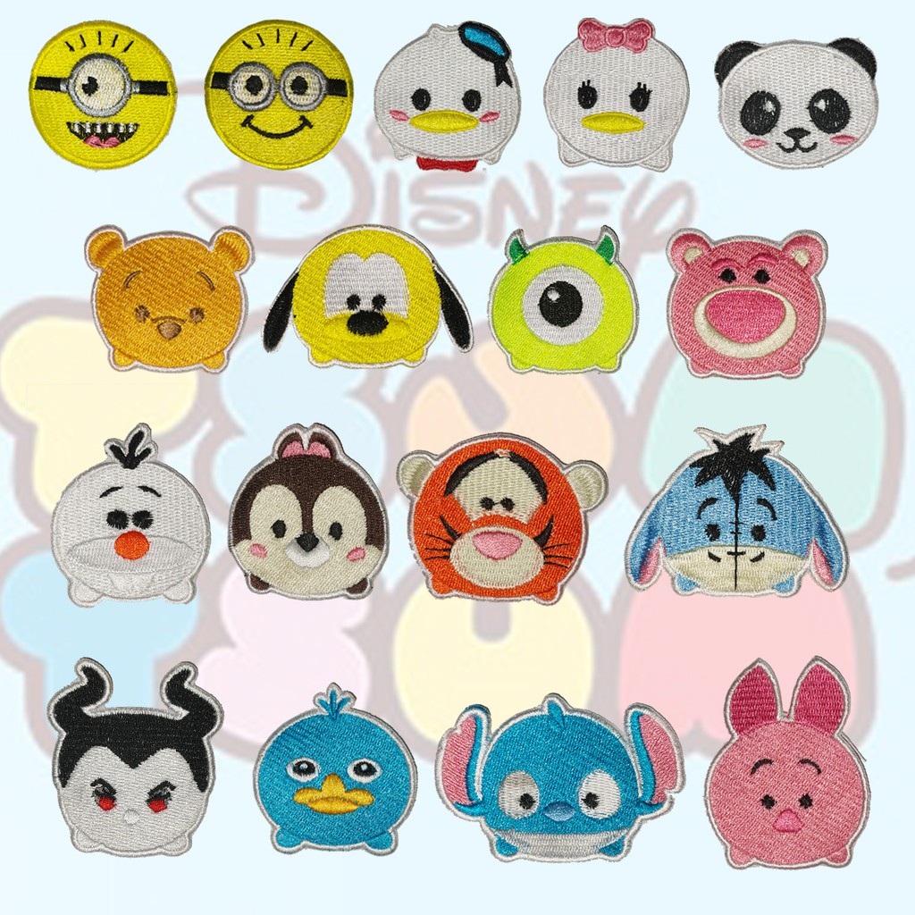 COD - Tempelan Baju / Bordir tempelan / Emblem Bordir Jahitan / Patch Bordir Tempelan Motif tsumtsum