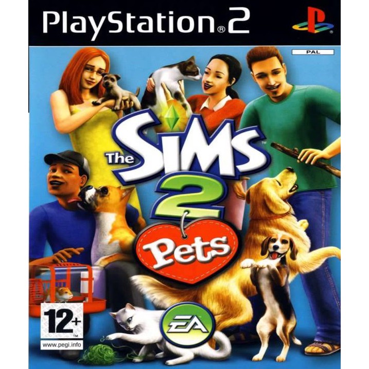 DVD Kaset Game PS2 The Sims 2 Pets