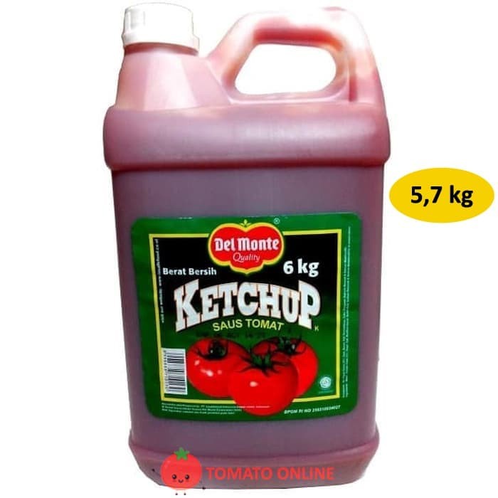 

Jual Saus Tomat Del Monte Jerigen Dirigen Galon 5.5 5,5 Kg / 5.5Kg / 5,5Kg