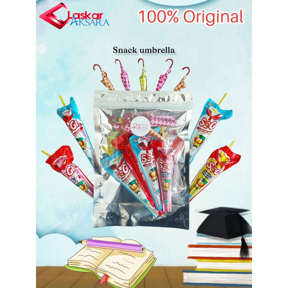 

Snack Umbrella Coklat Payung Mixed