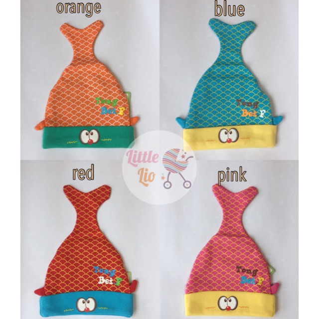 Kupluk Bayi Babygrow / Topi Bayi Ikan