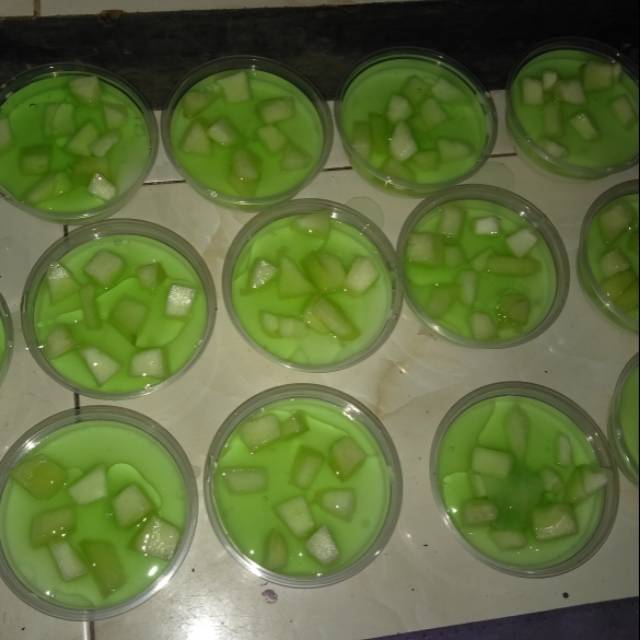 

Puding saus buah melon oreo cheesecake N singkong keju lumer