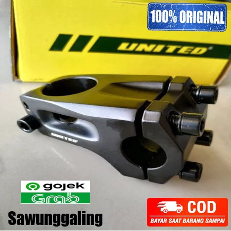 STEM STEMP Over Size Dudukan Jepitan Stang Oversize Sepeda BMX UNITED