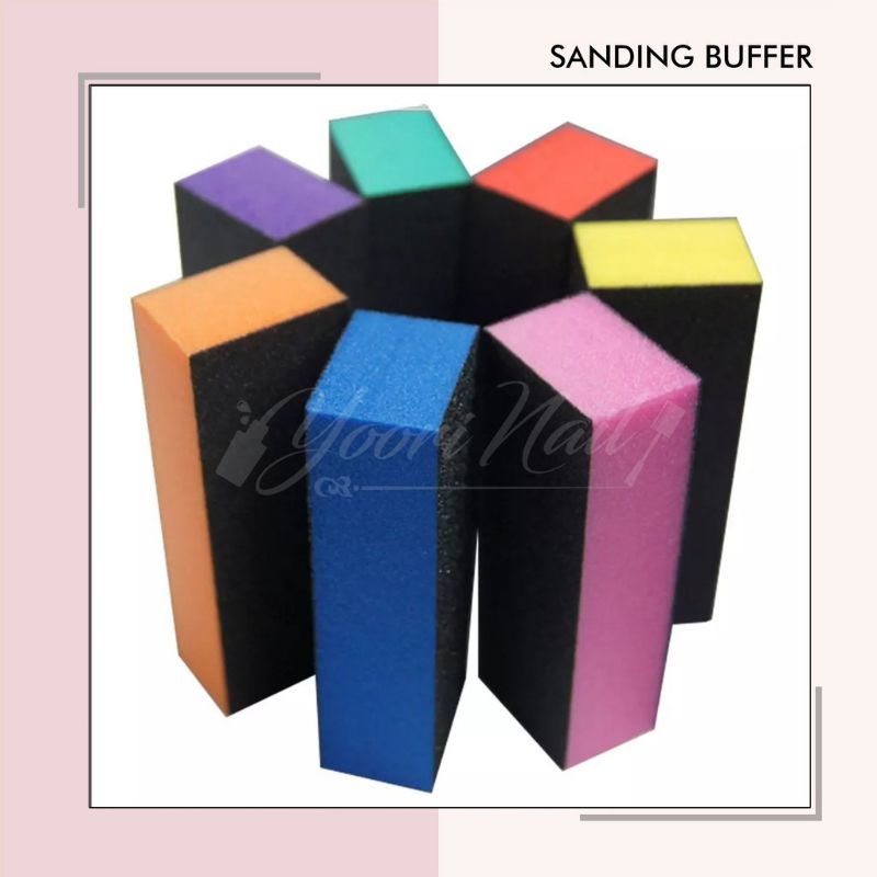 Sanding buffer buffer block buffer kasar 4 sisi buffing nail art