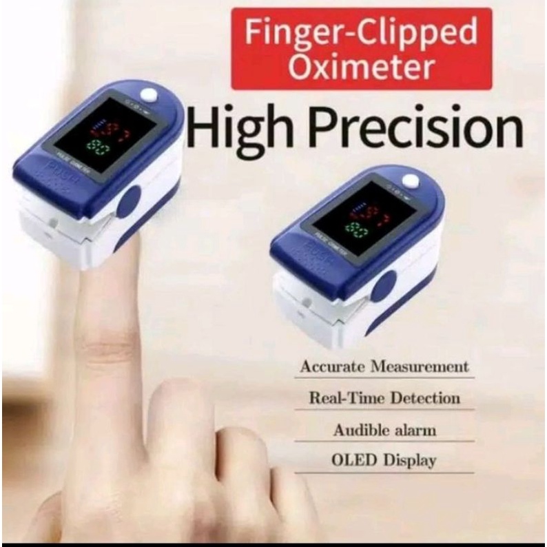 Finger Tip OxyMeter Oximeter LK87 Original Alat pengukur saturasi oksigen SPO2