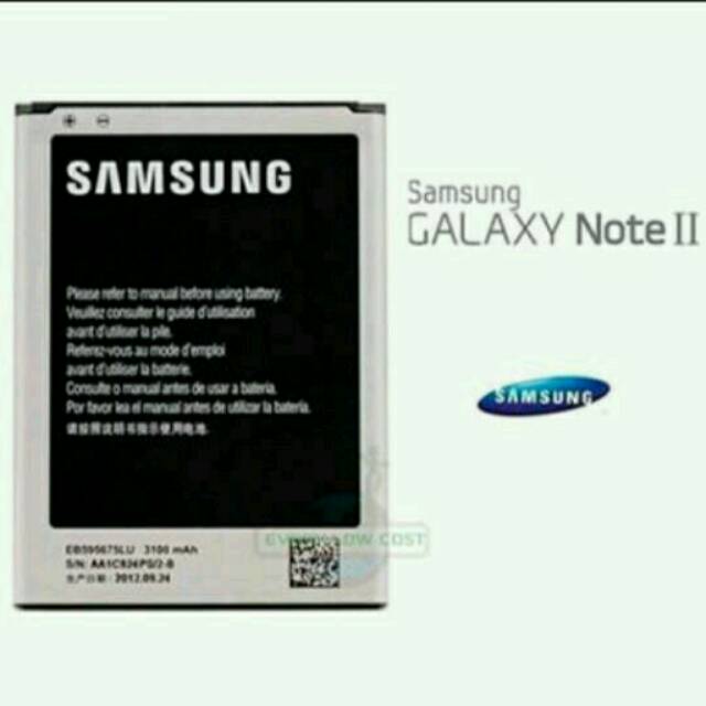Baterai Samsung Note 2 / Samsung GT-N7100 / Samsung Note II / Samsung EB595675LU