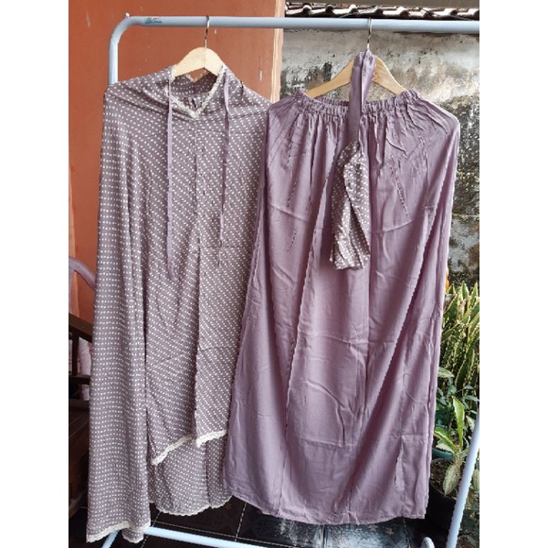 Mukena Katun Rayon || Premium Prayer Set HD.id (Mukena)