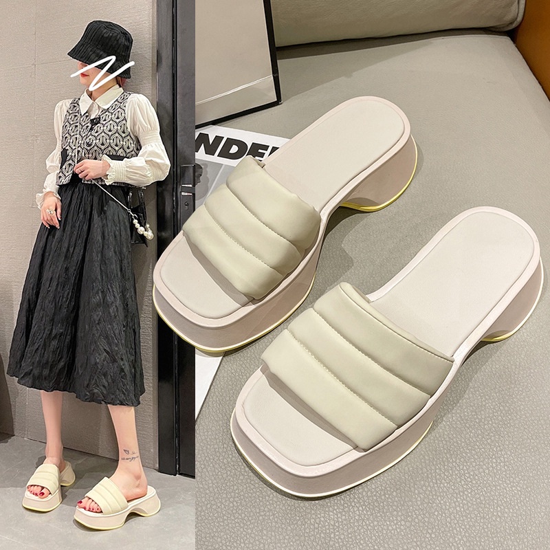 [JY] 1467 Sandal Wanita Heels Hak A03 LES ELEGAN CANTIK Heel 5cm Pesta Kerja Santai Keren Trend Impor