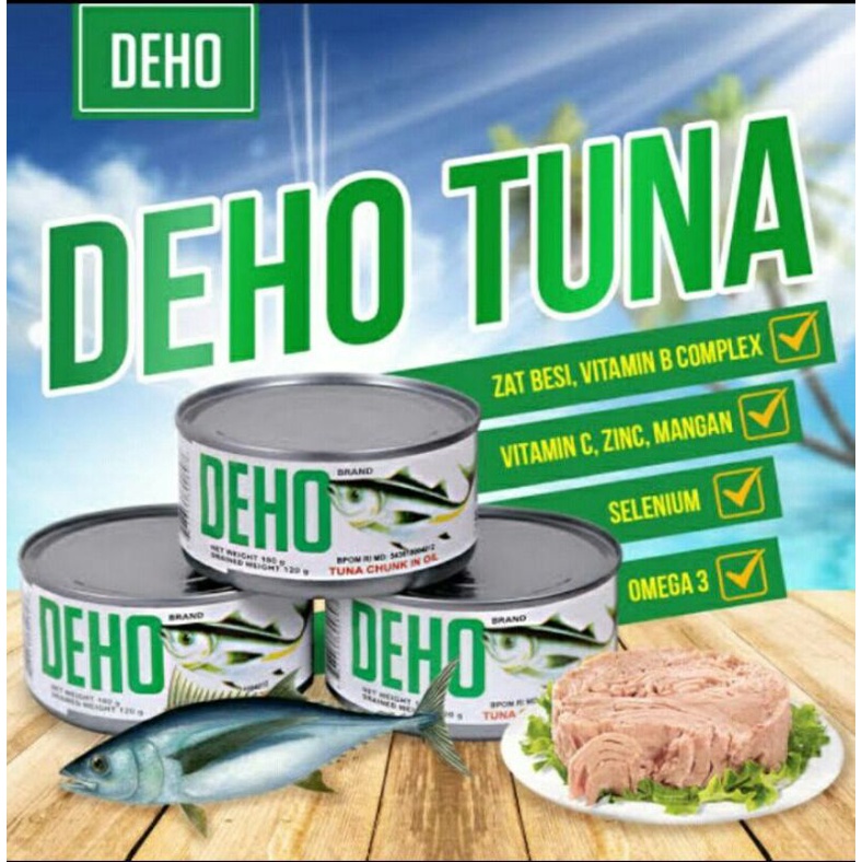 

DEHO Tuna kaleng 180gr