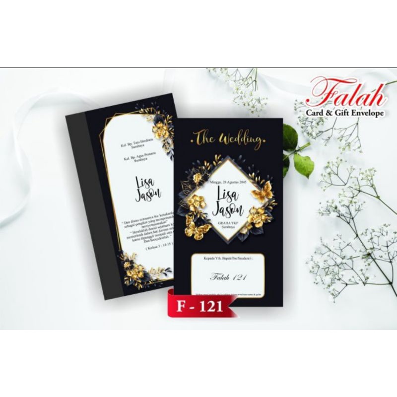 CETAK UNDANGAN PERNIKAHAN | Blangko Falah 121